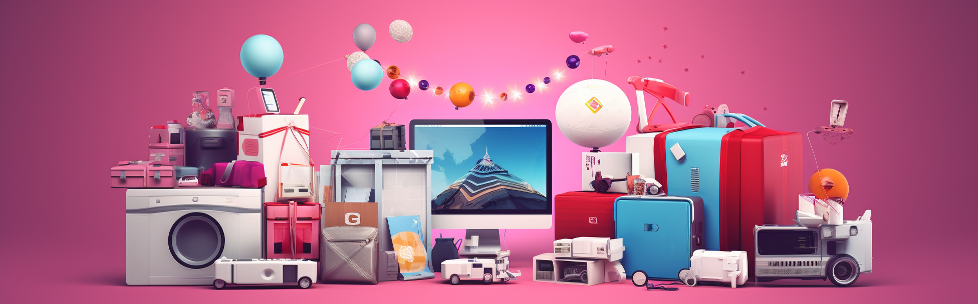 Vibrant and Happy Ecommerce Banner