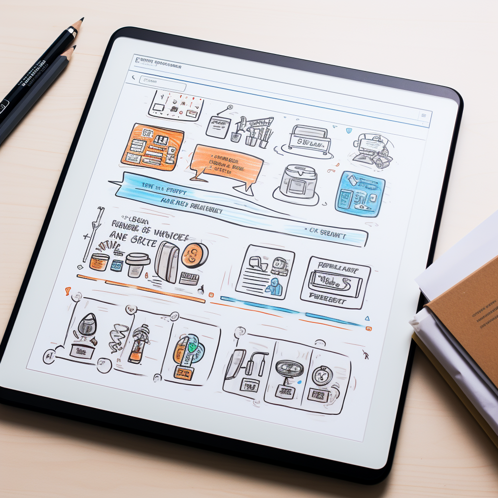 E-Commerce Website Sketch