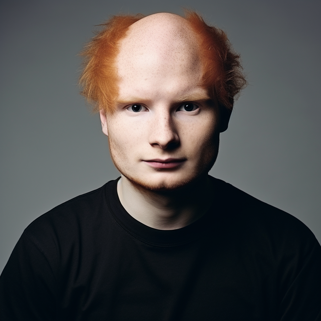 Ed Sheeran rocking a bold new look