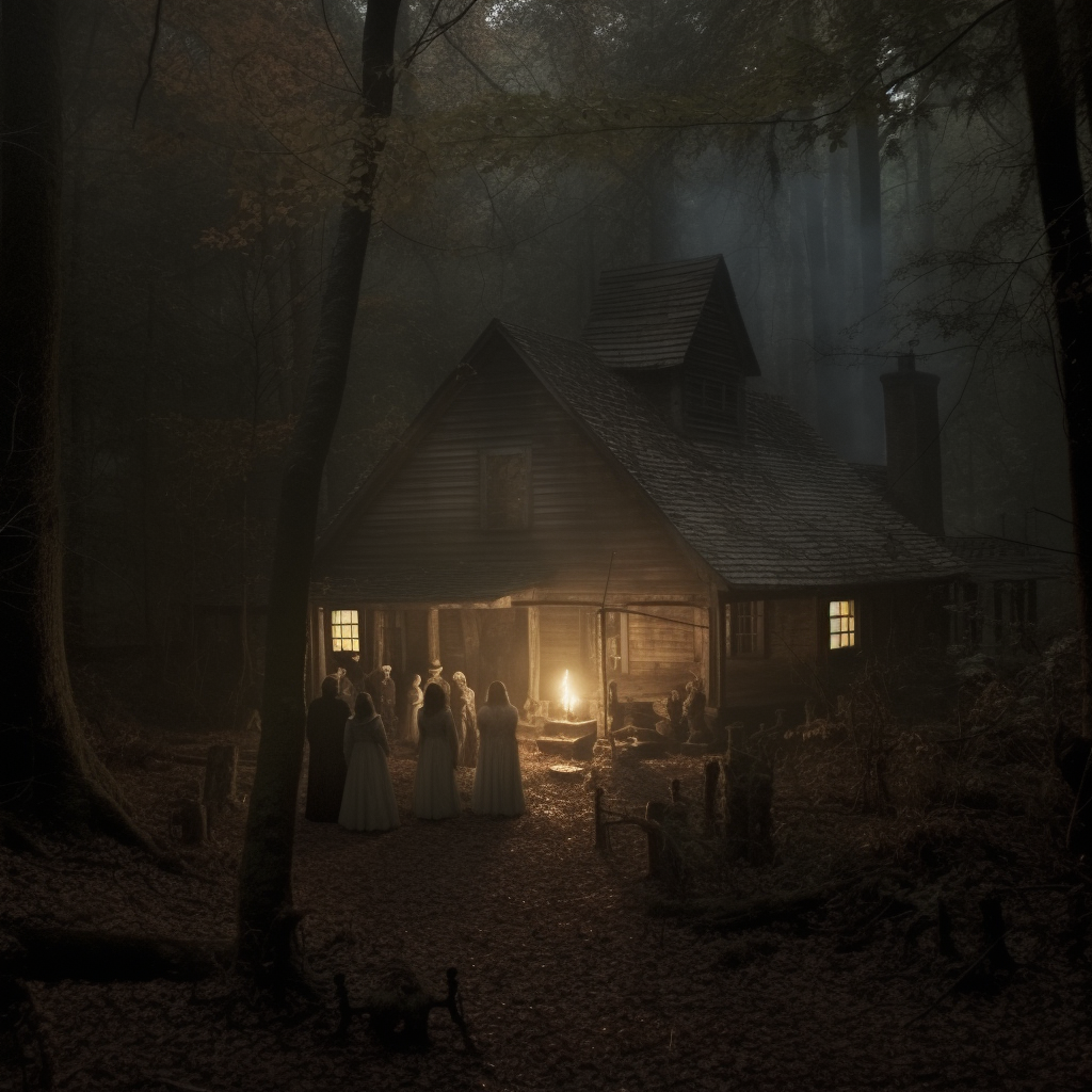 Eerie Possessed Wedding Guests at 1800s Hunting Cabin