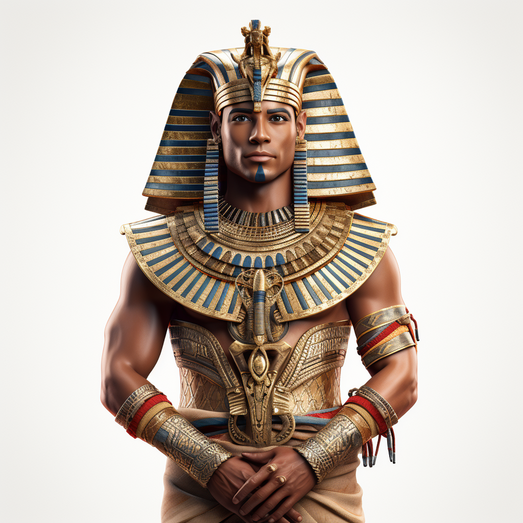 Egyptian emperor full body