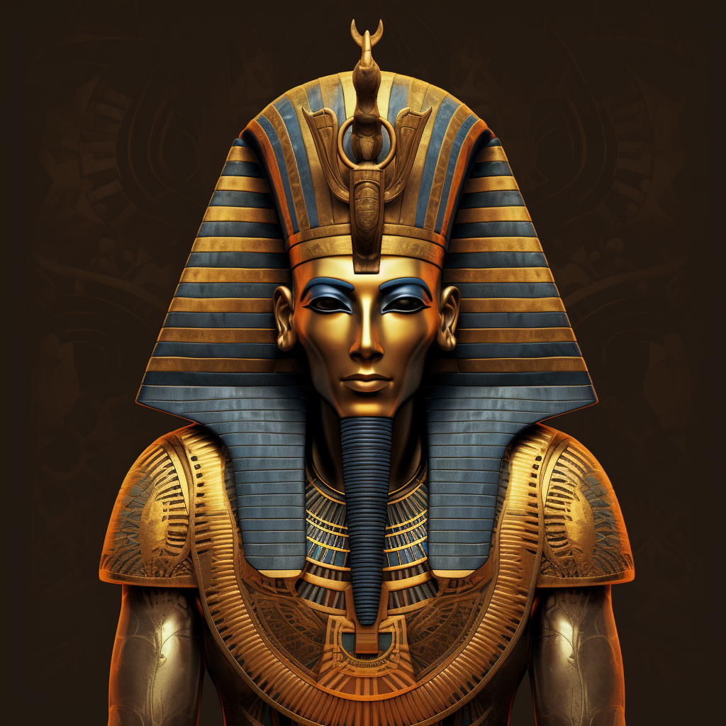 Ancient Egyptian God Osiris Illustration