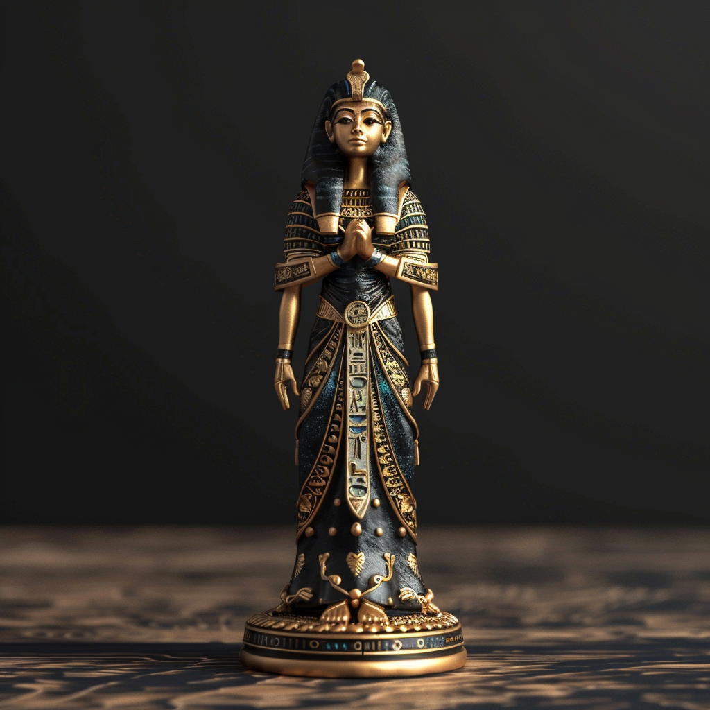 Egyptian goddess statue renaissance style