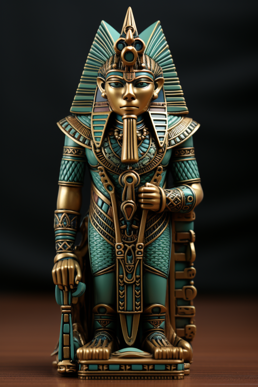 Egyptian Lion God with Ankh symbol