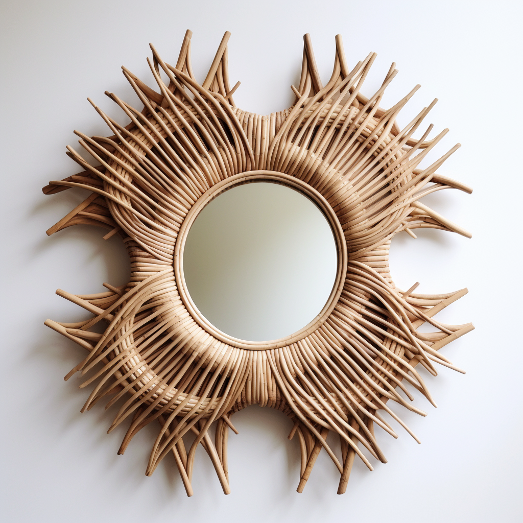 Egyptian Raffia Maadili Mirror Piece Design