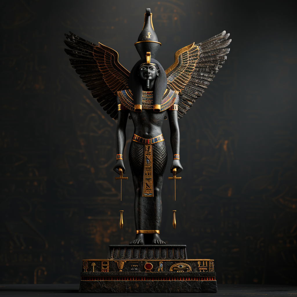 Egyptian Ra Totem Statue Renaissance