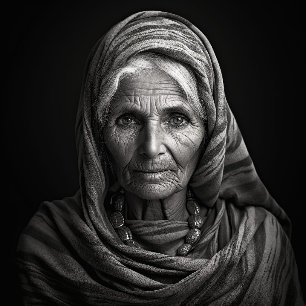 Image of an Egyptian Woman Grandmother