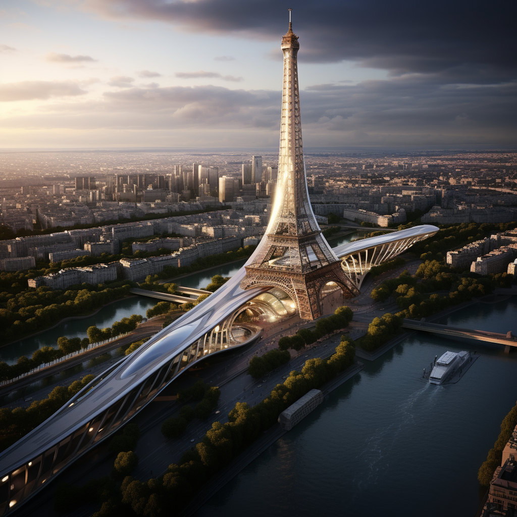 Zaha Hadid's Stunning Eifel Tower