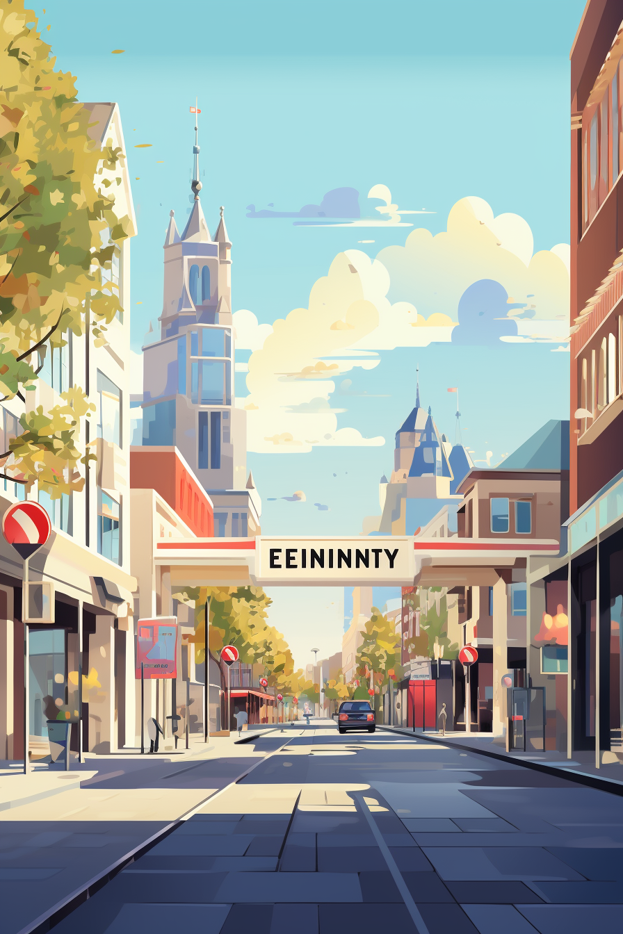 Vector Artwork of Eindhoven City