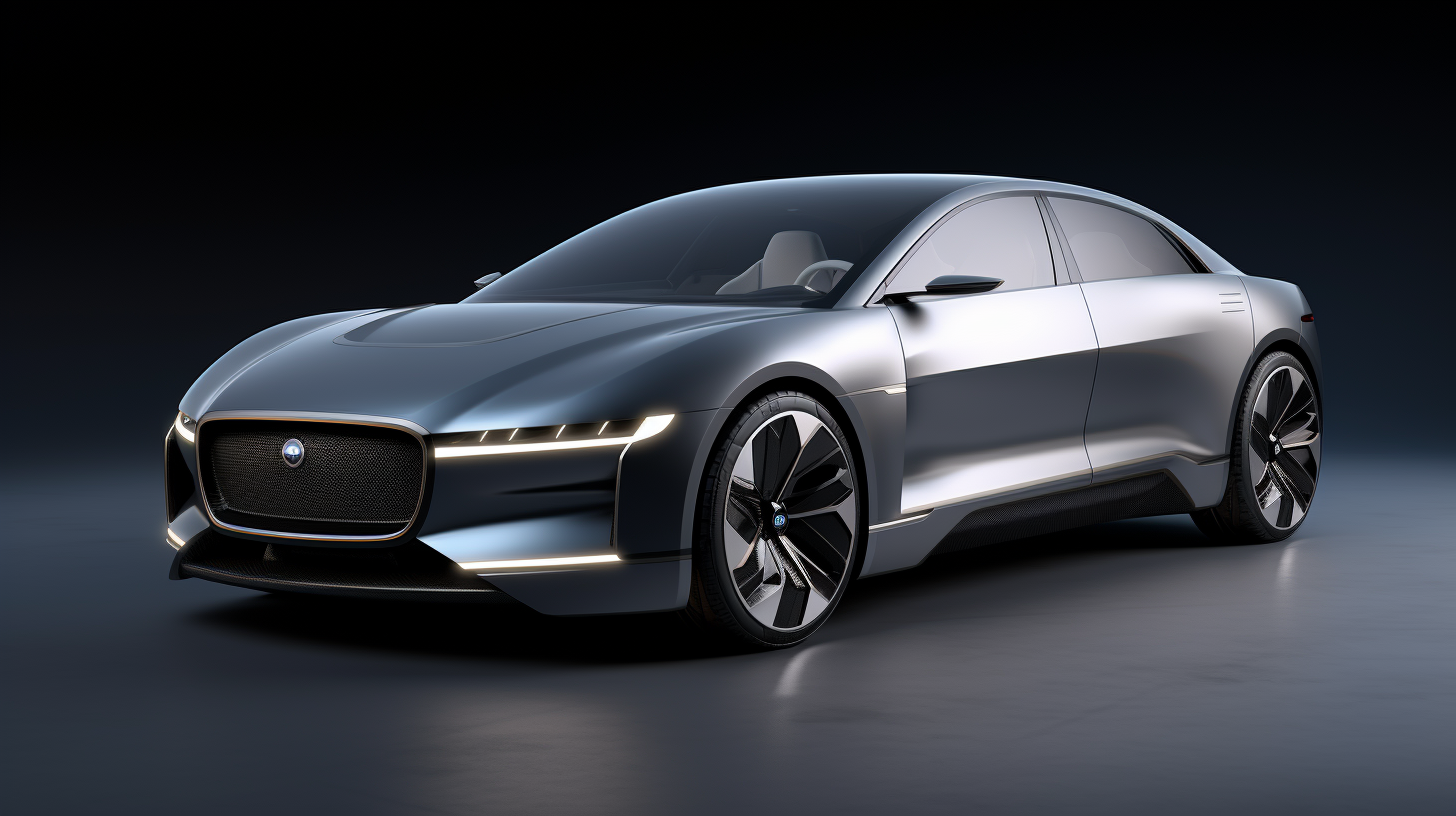 Electric Jaguar Future Saloon in Stunning Detail