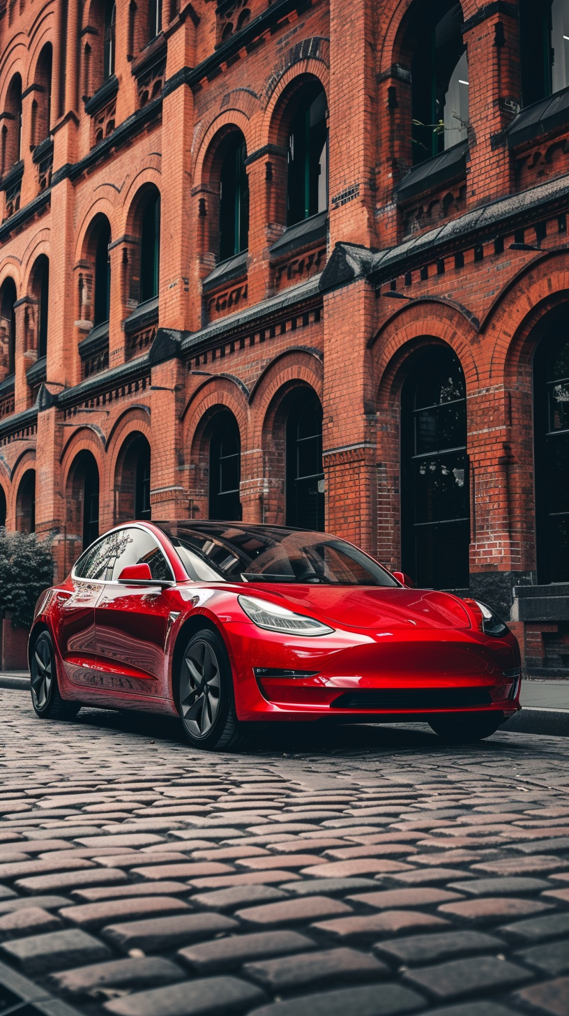 Electric Tesla Car Photos