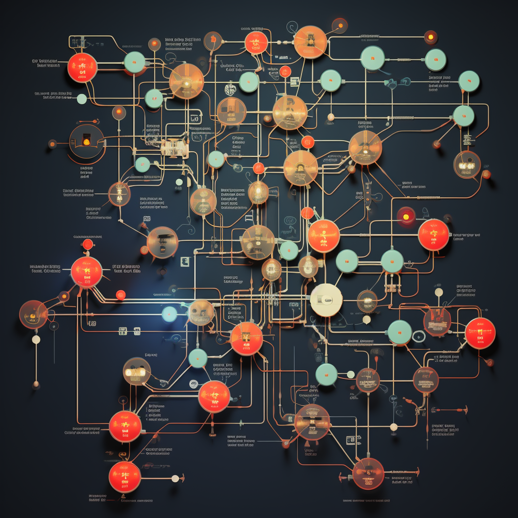 Efficient Power Distribution Network Diagram