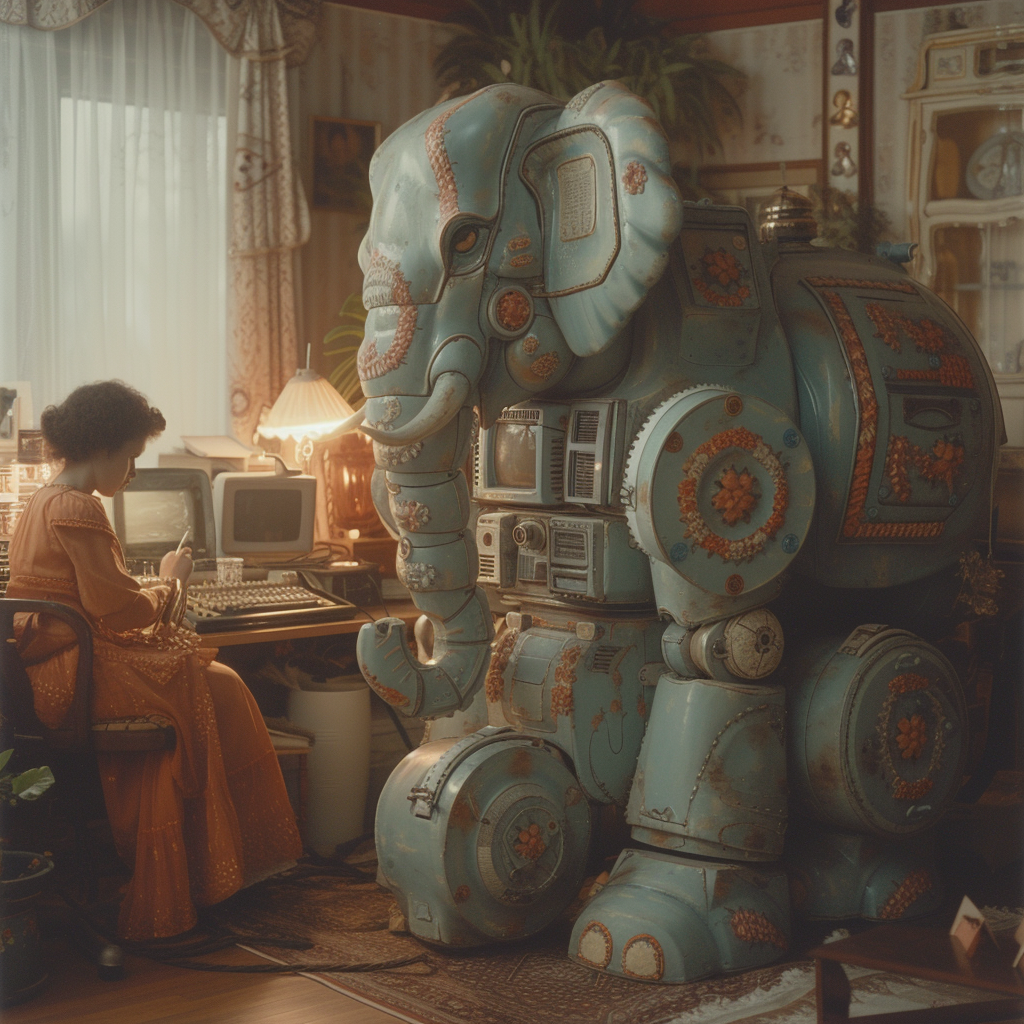 Electronic Elephant in Living Room