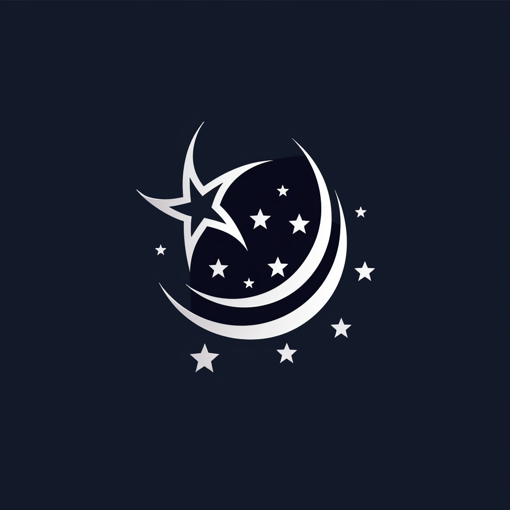 Minimal elegant logo for dark sky center