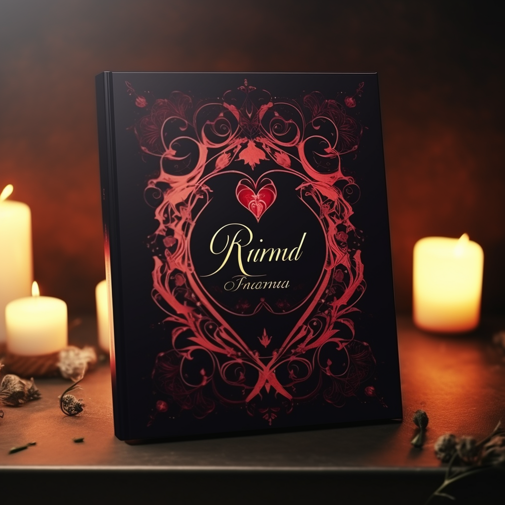 Elegant Design Font Romance Book Cover