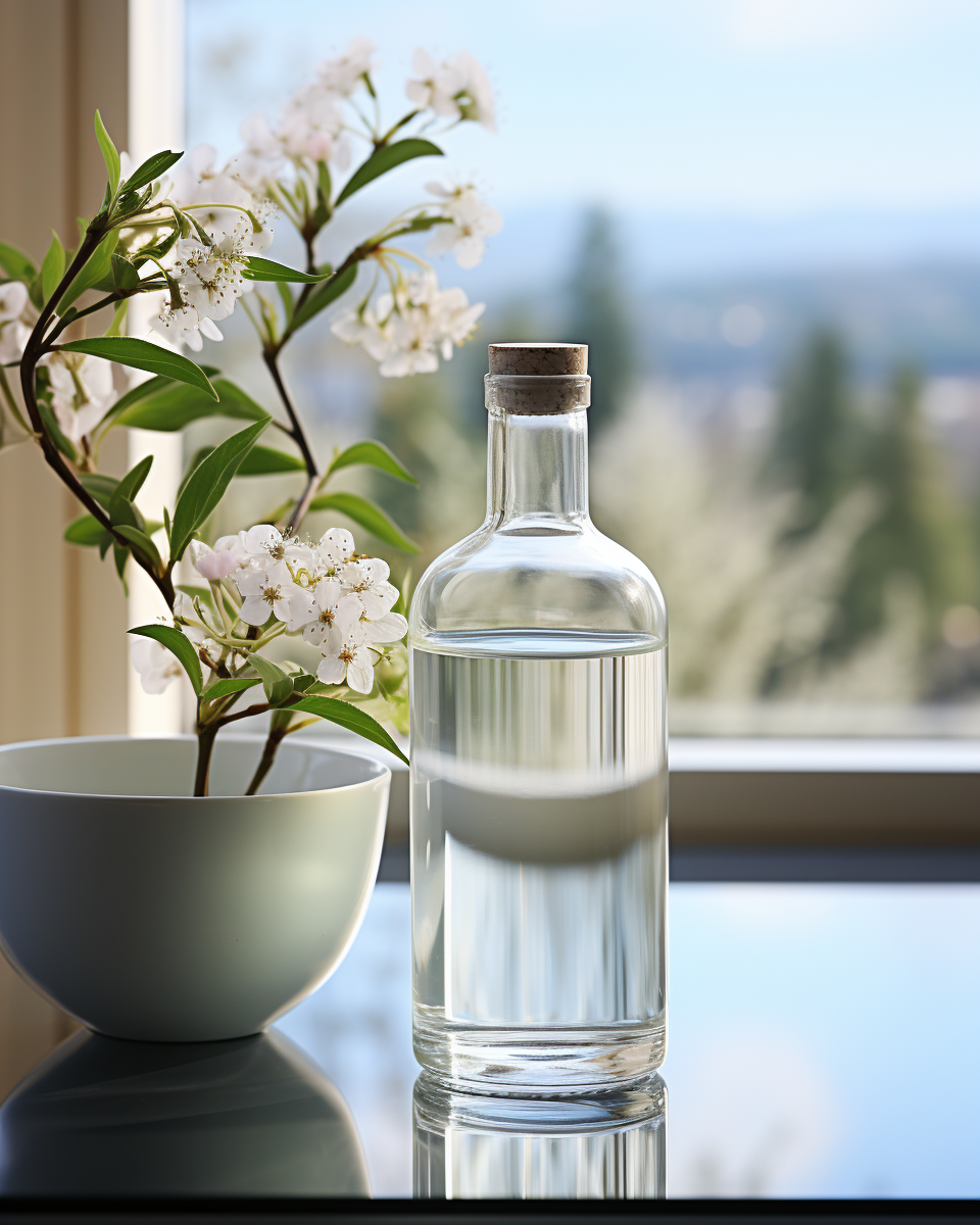 Simple and Elegant Glass Bottle