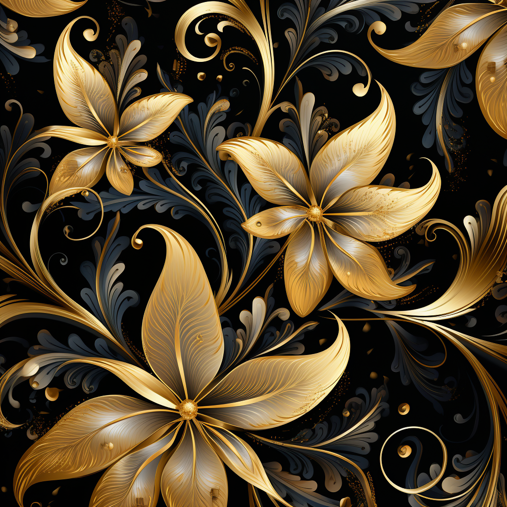 Beautiful golden pattern design