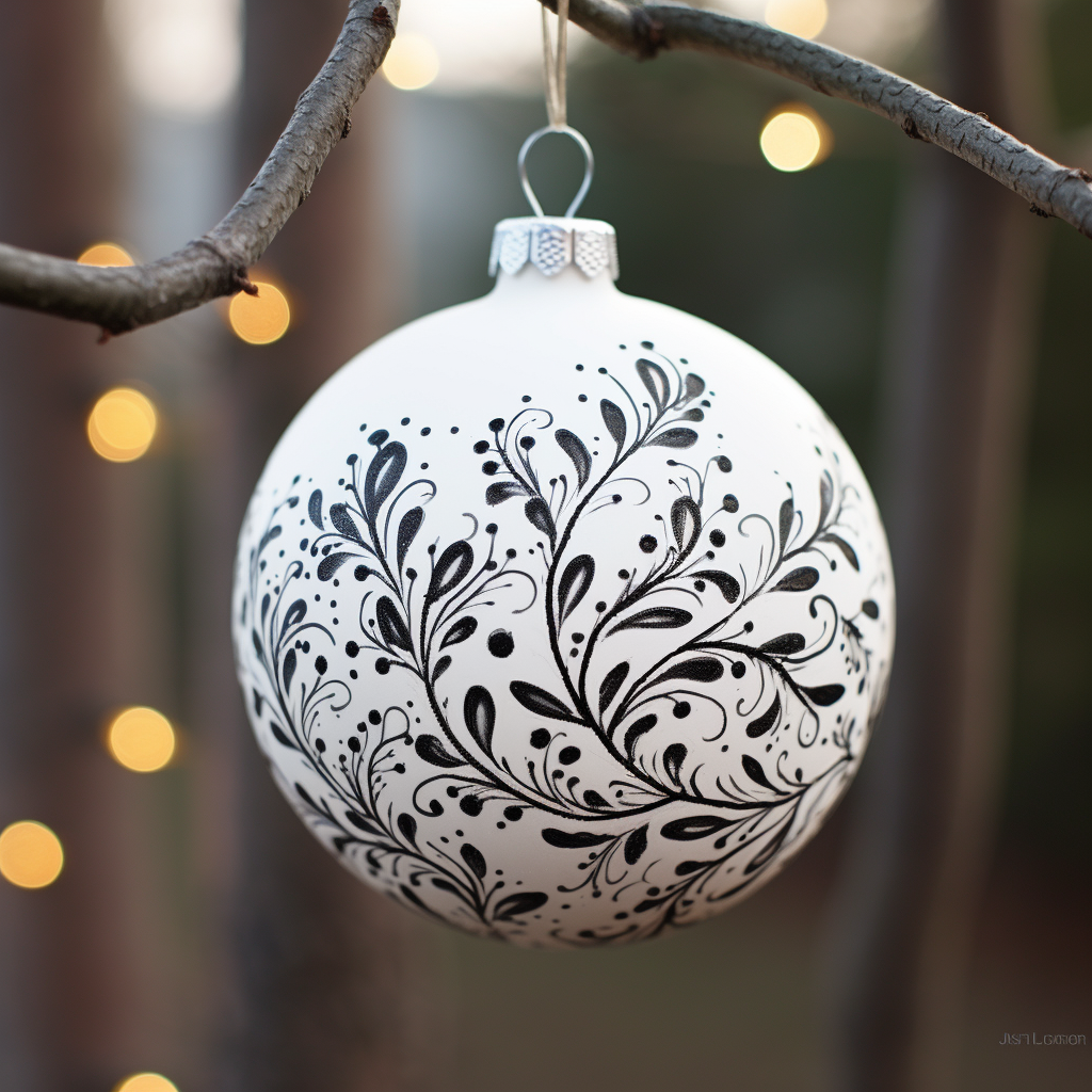 Simple and Elegant Christmas Ornament