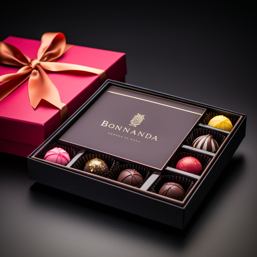 Luxury anniversary bonbon box