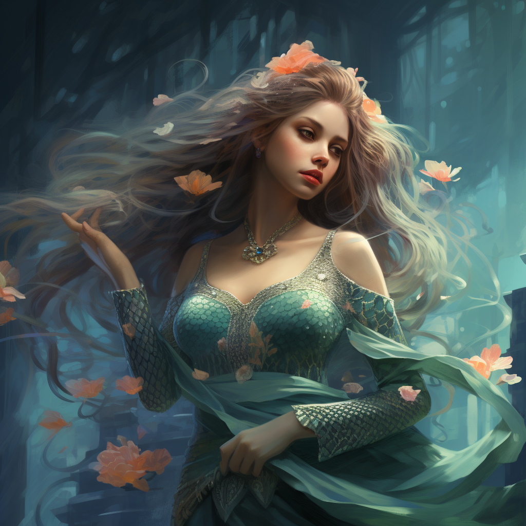 Beautiful and Elegant Mermaid