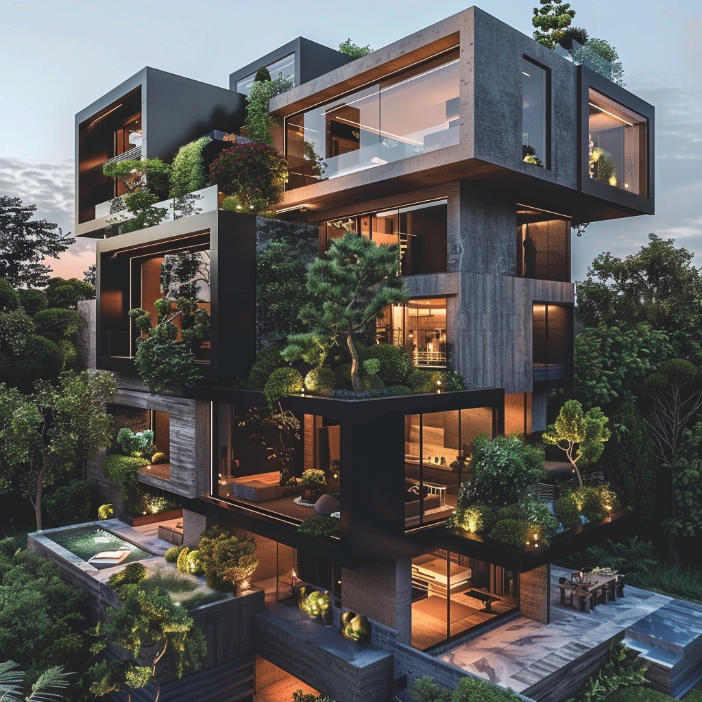 ultra elegant modern building architecture