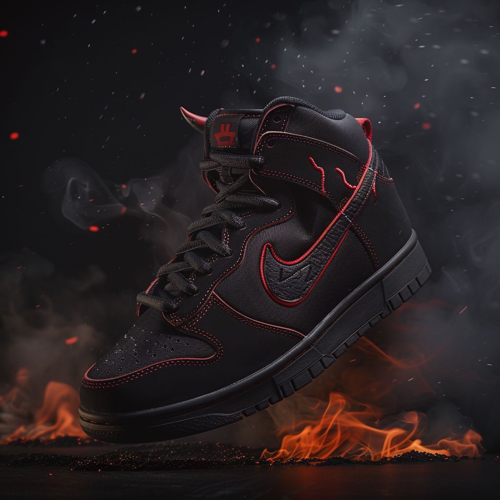 Unique Nike Dunk Darth Maul Shoe