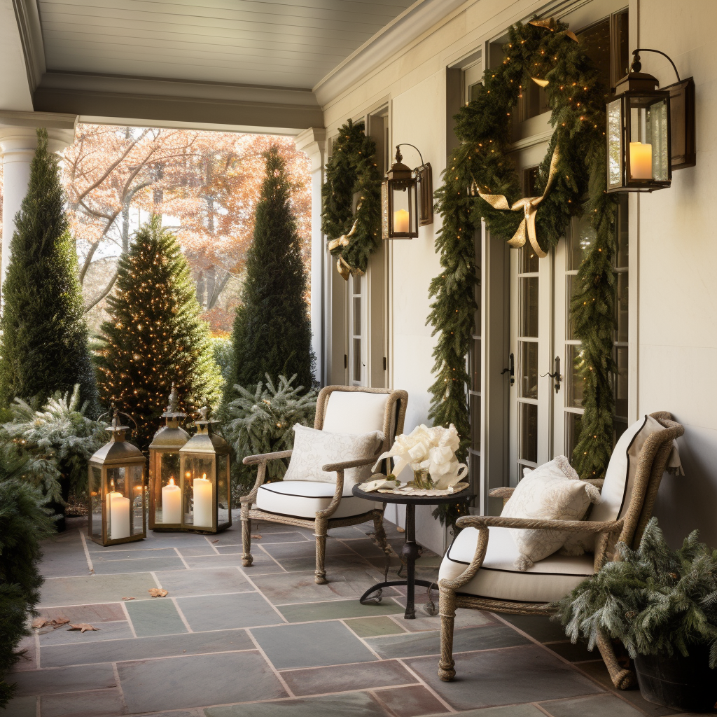 Simple and Sophisticated Porch Decor