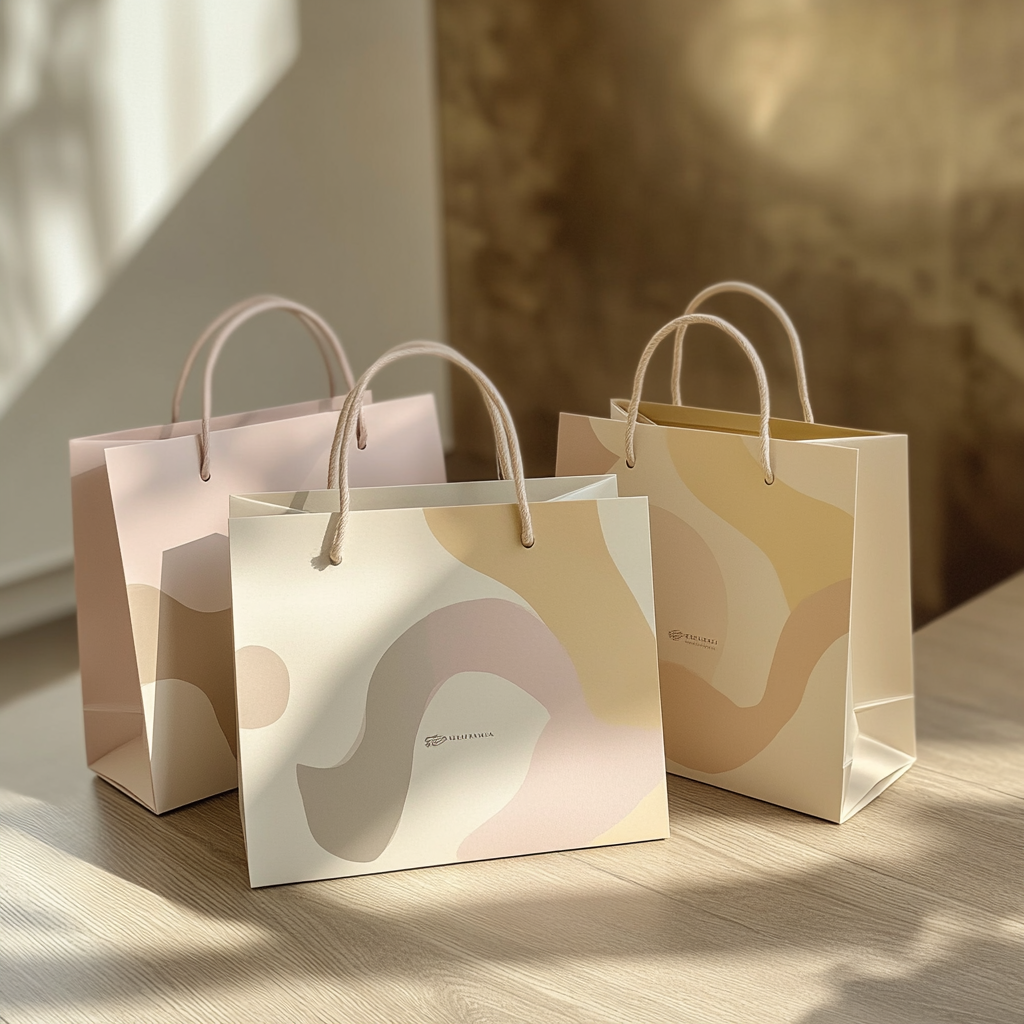 Elegant designer paper bags collection