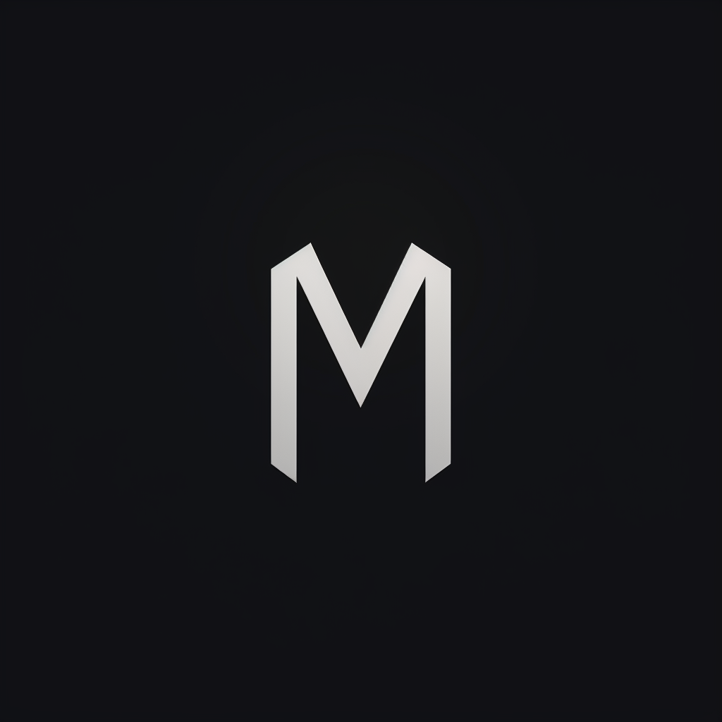 Simple yet Elegant 'M' Sign