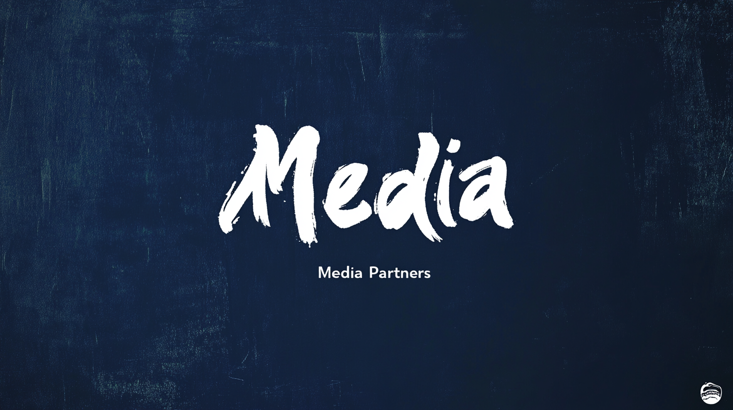 Refined Media Partners Logo on Navy Background