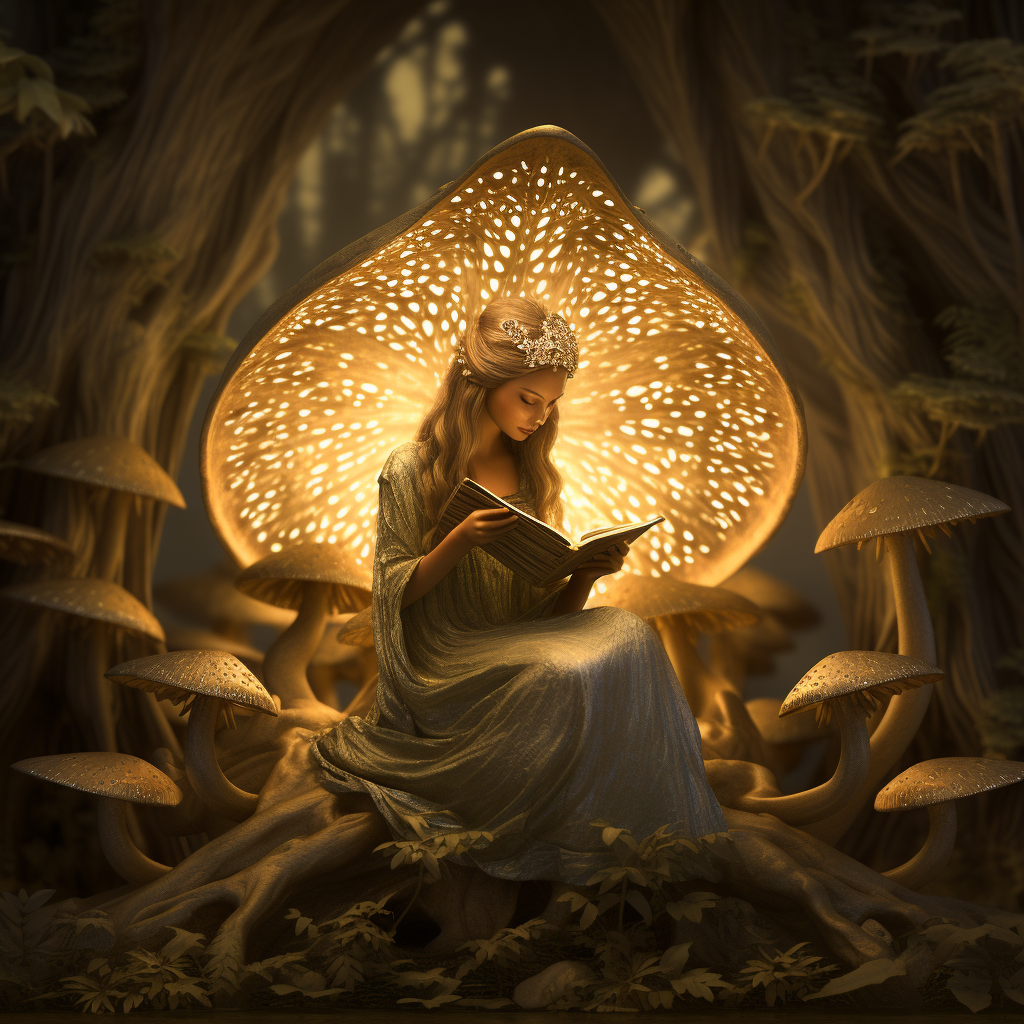 Winged Elf Fairy Reading Book