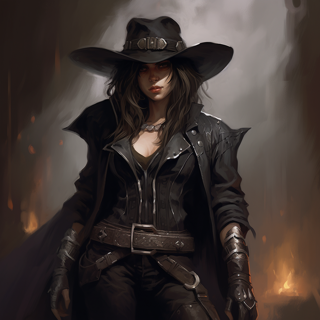 Elf Gunslinger with Hat and Jacket