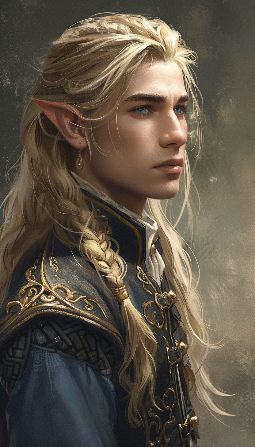 Elf Prince with Blond Hair