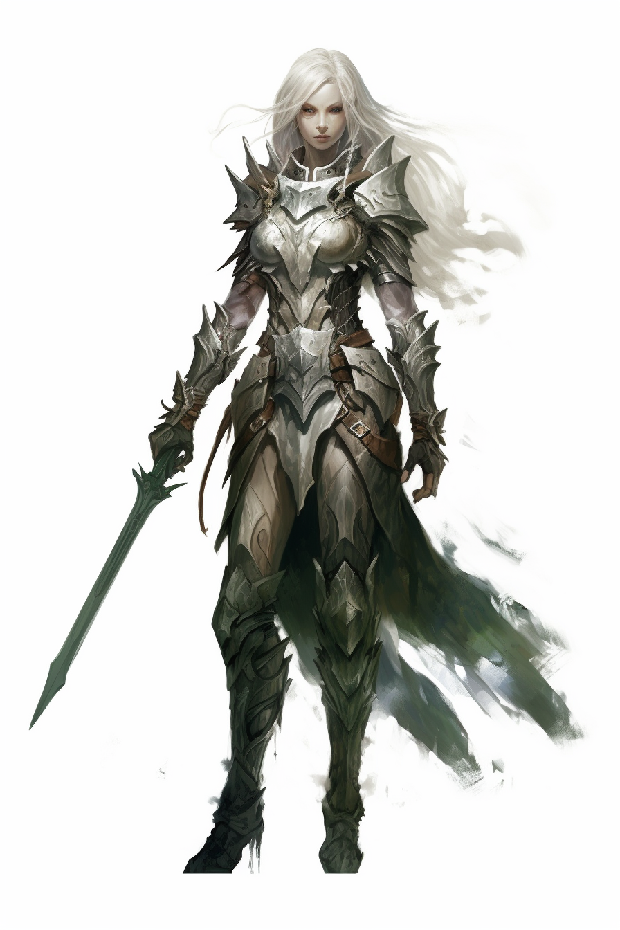 Elf Warrior Fantasy Full Body