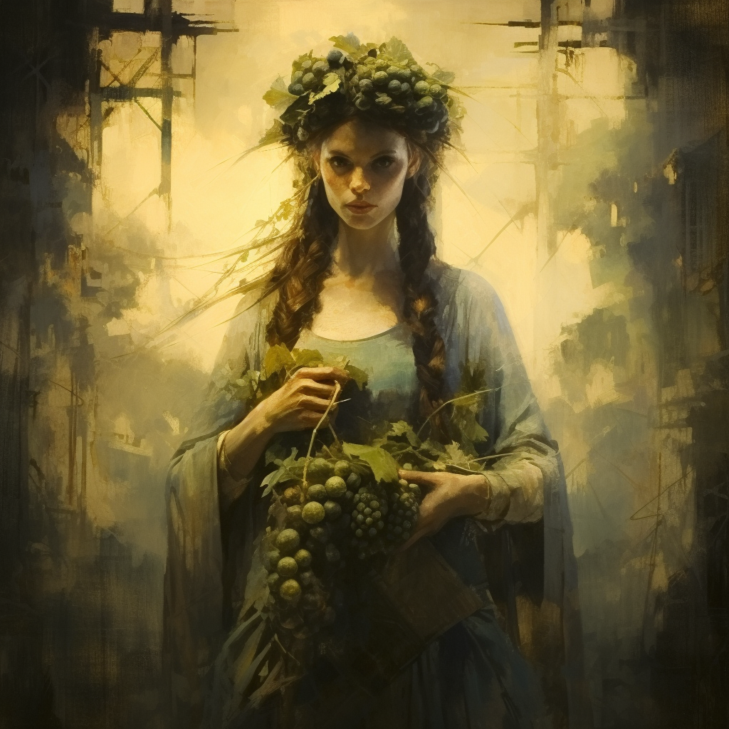 Beautiful Elf Goddess of Life and Harvest