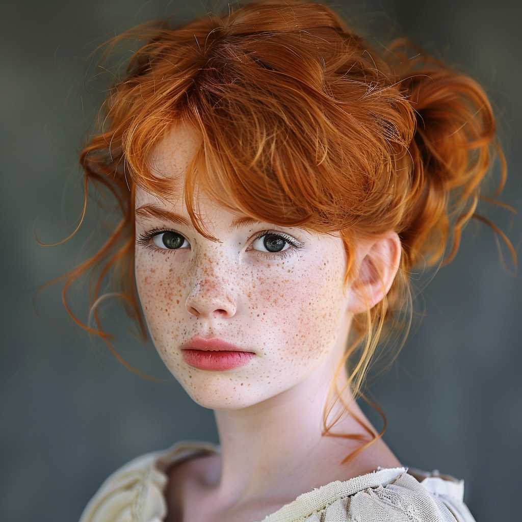 young girl dressed as elizabethan boy