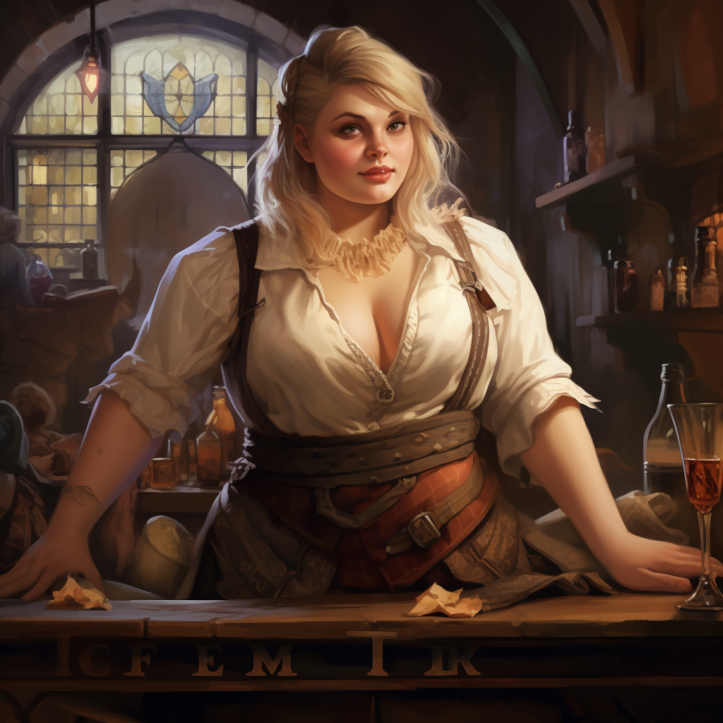 Fat Elle King as Tavern Waiter