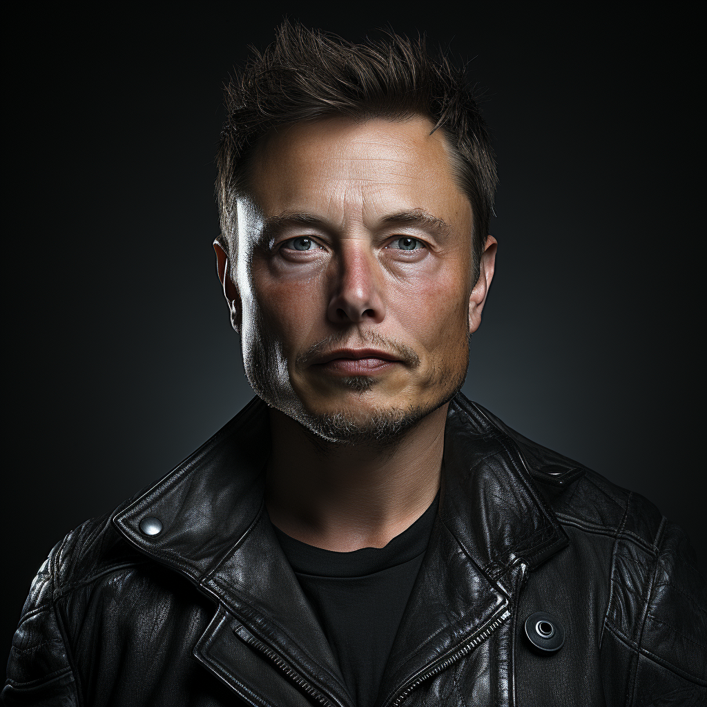 Portrait of Elon Musk by Hasselblad