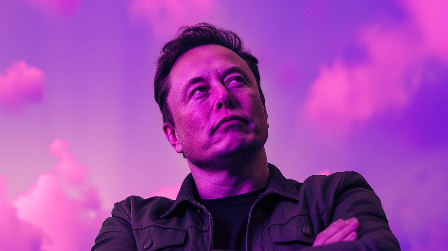 Elon Musk Sony A9 Telepathy Pixel Art