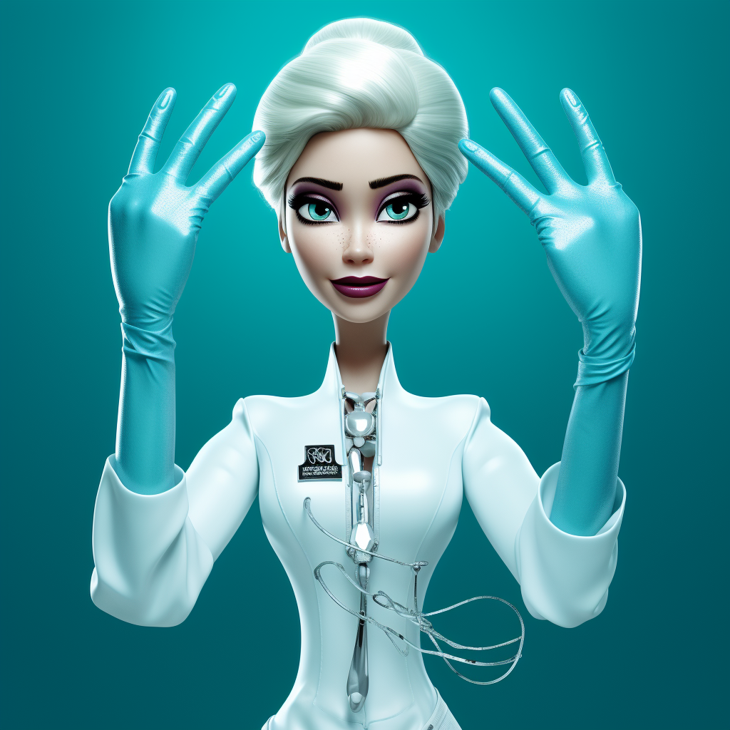 Elsa Frozen Hand Glove Blink 182