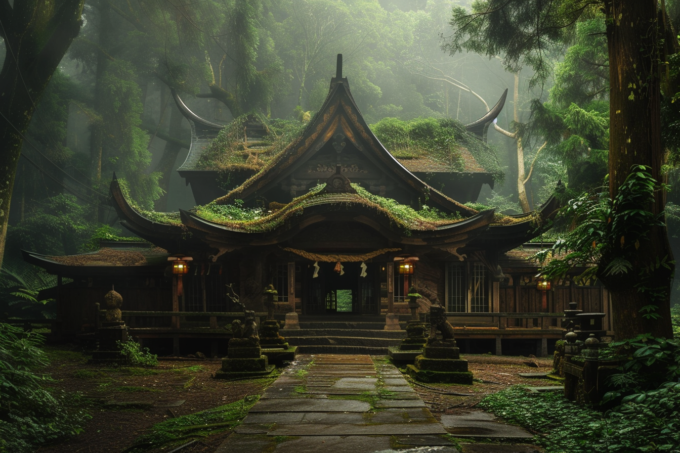 Elven King Japanese House in Feudal Era