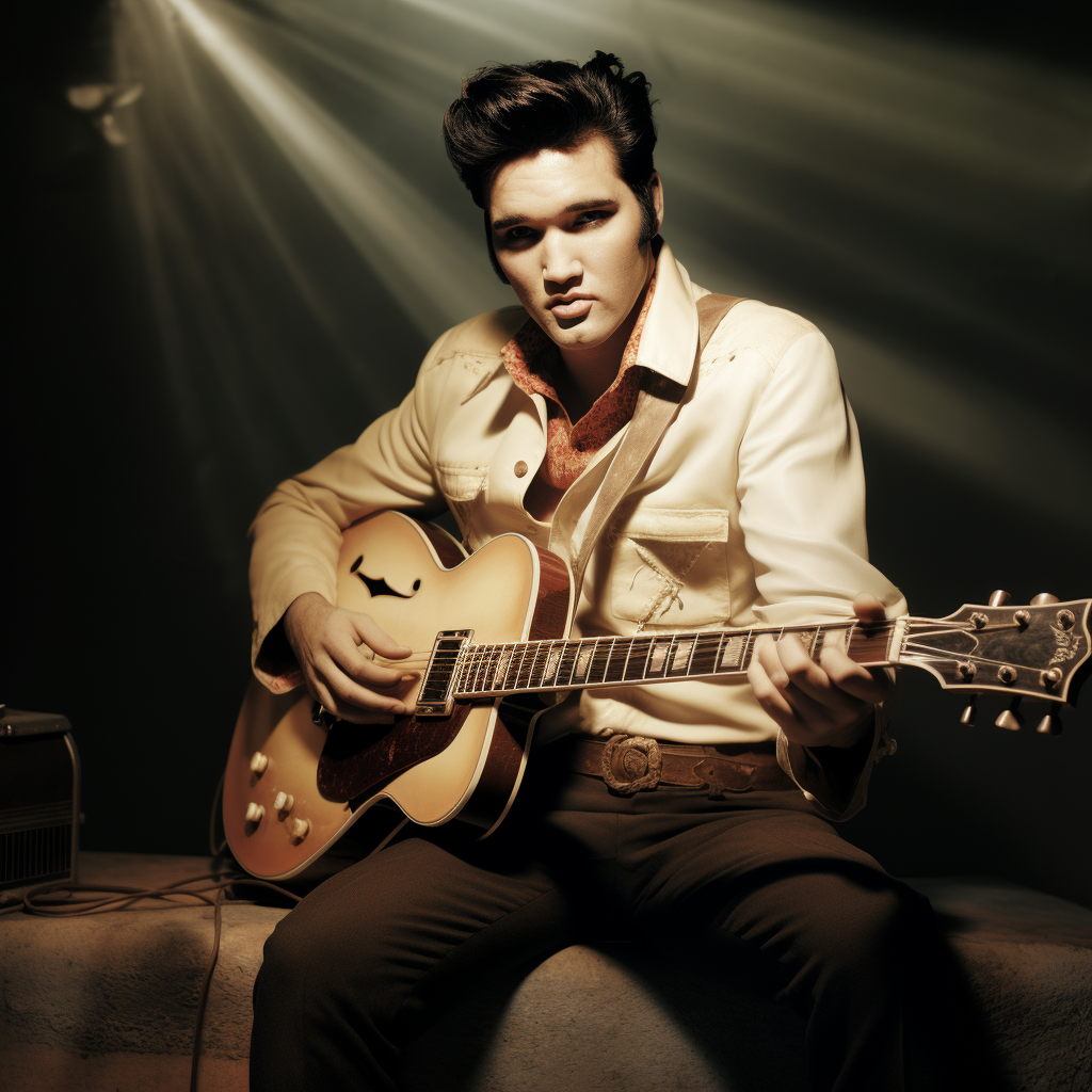 Elvis Presley in 1950s prime