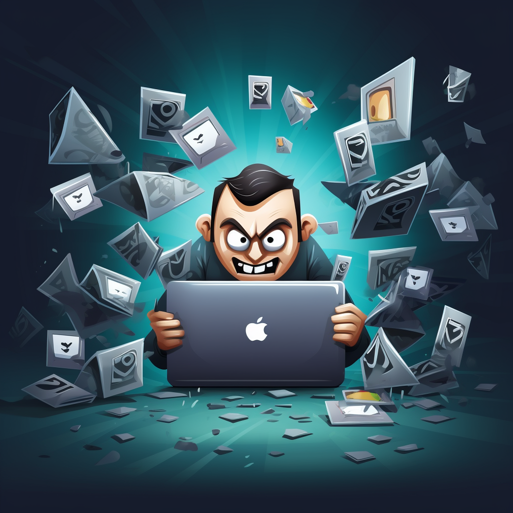 Cartoon image of e-mail marketing mistakes