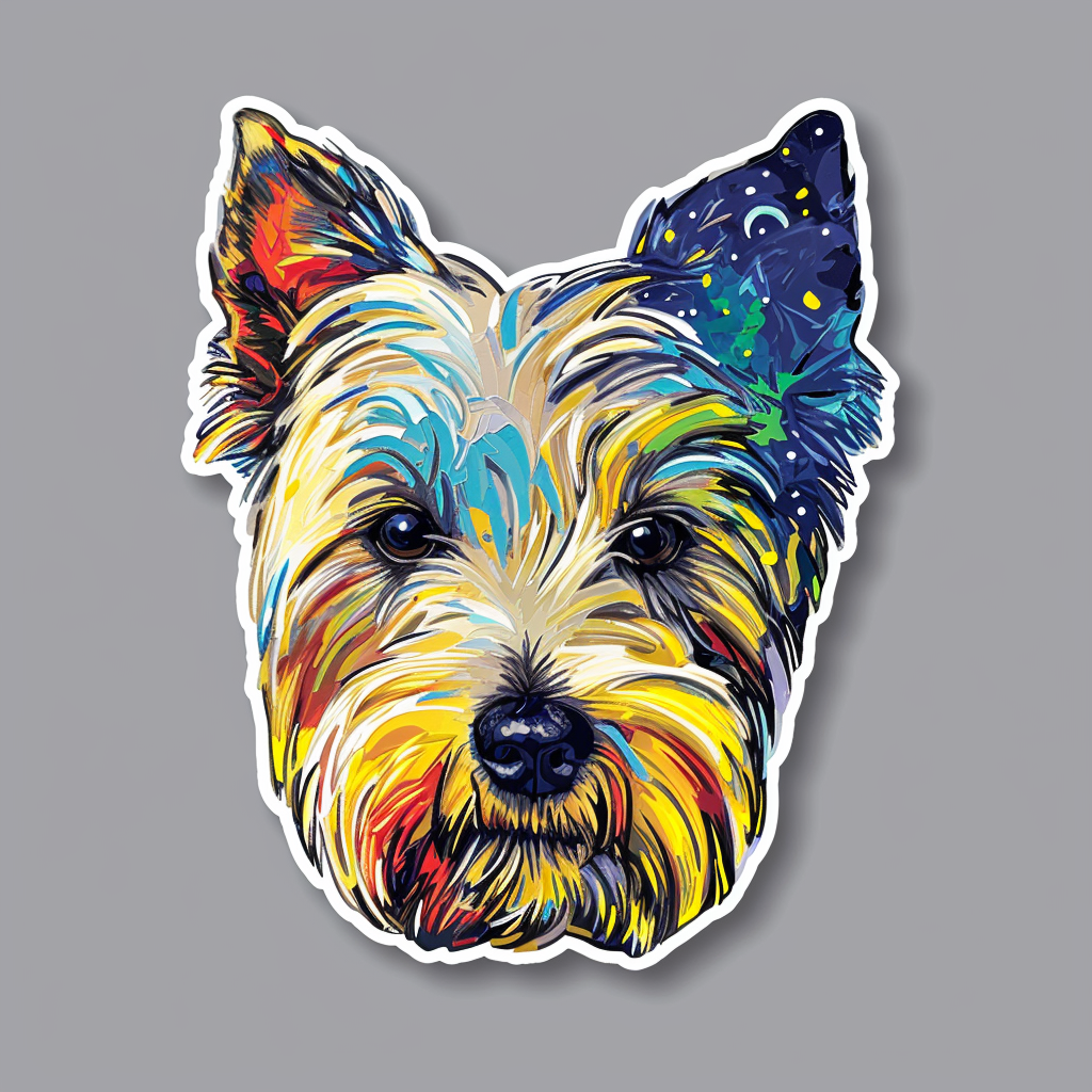 West Highland White Terrier emblem