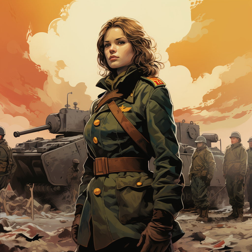 Illustration of a Second World War Character by Emile Bravo