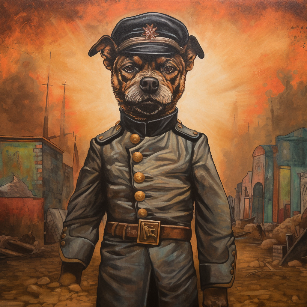 Emiliano Zapata as Dog: Mexican Revolution Tribute