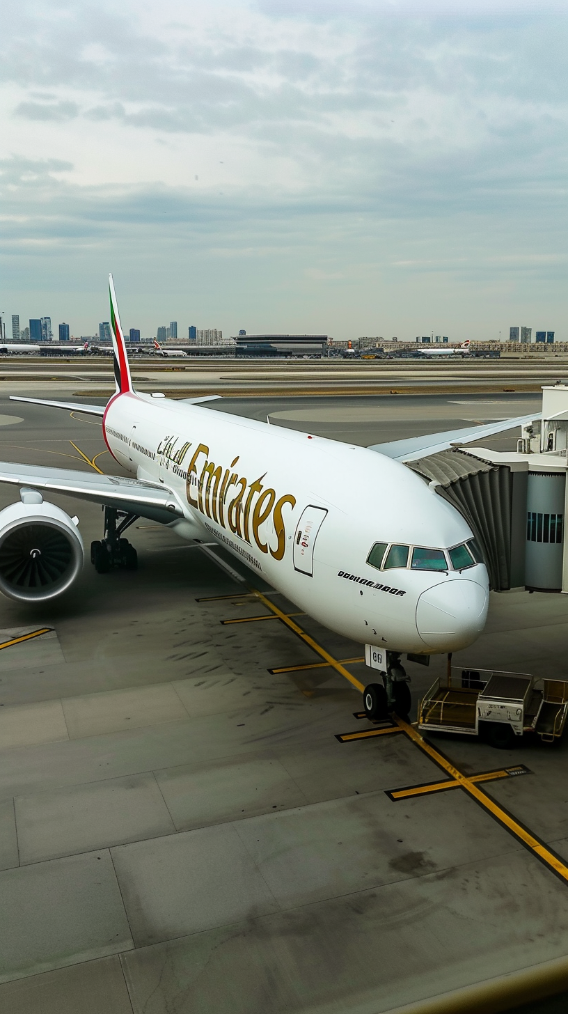 Emirates Gold Ingot Aircraft Livery Dubai Terminal