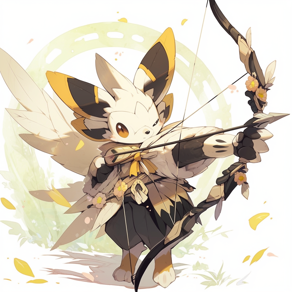 Emolga as an Archer