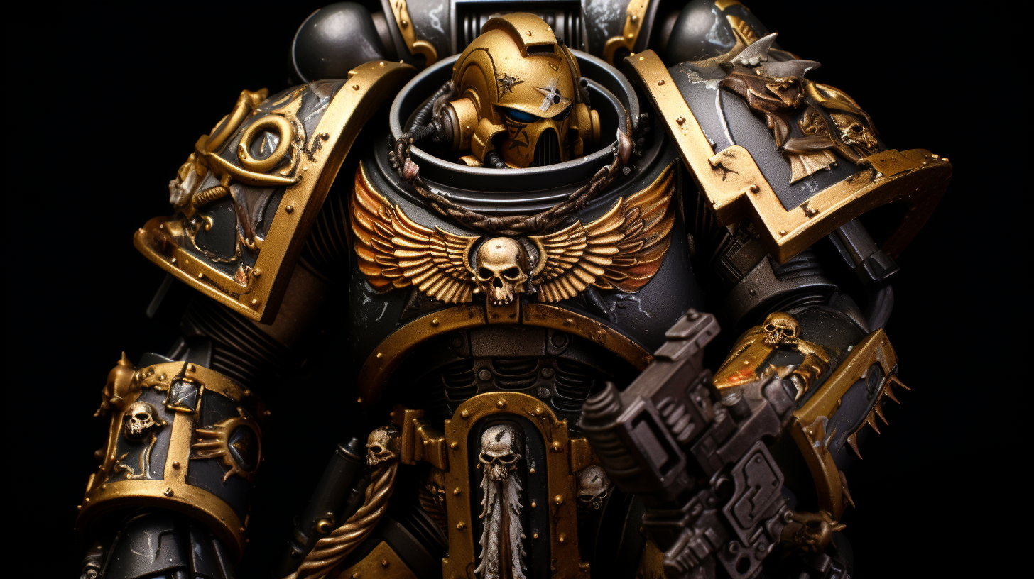 Warhammer 40k emperor on golden throne