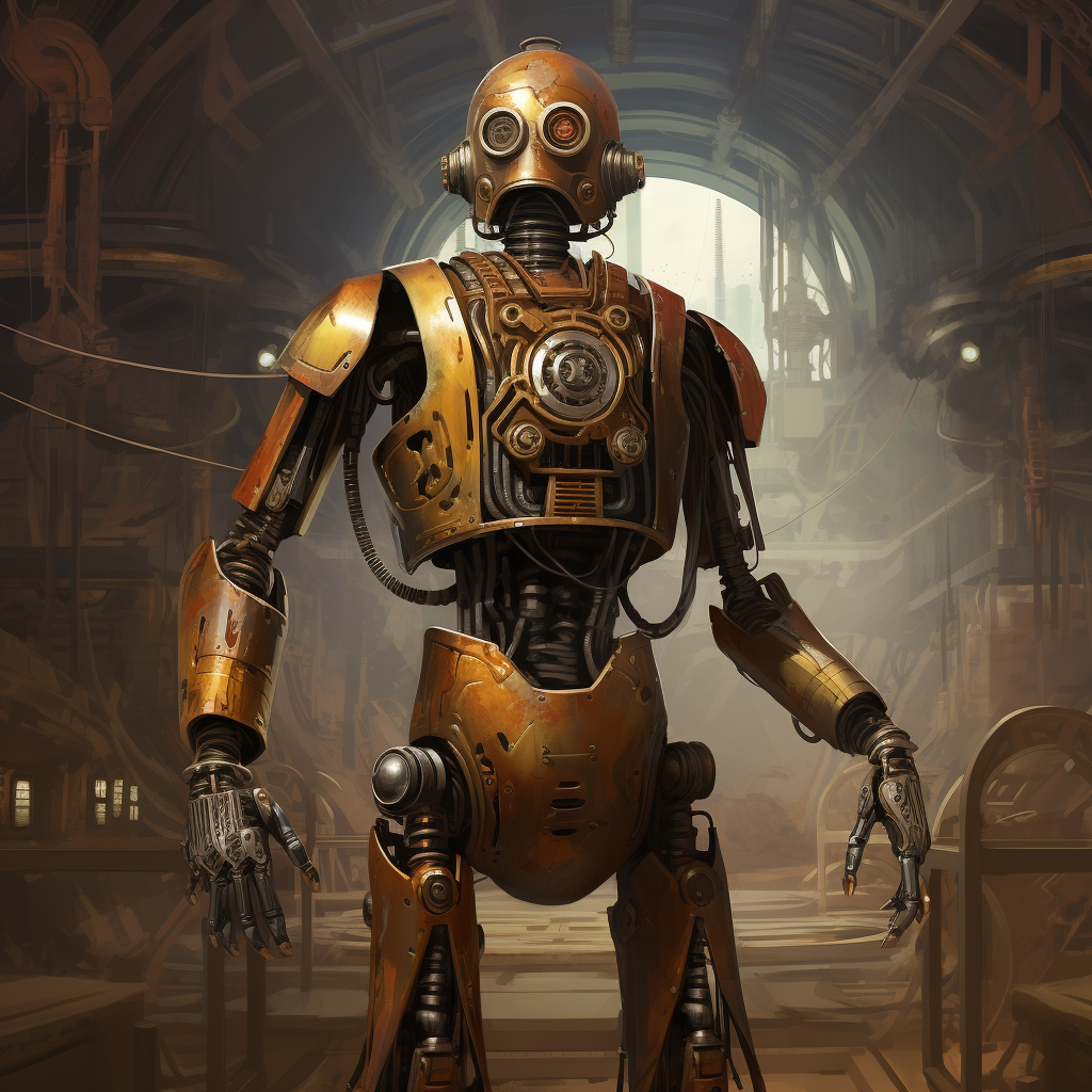 Steam Punk Empire Scout Droid